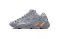 hommes femmes adidas yeezy boost 700 trainers inertia some blue